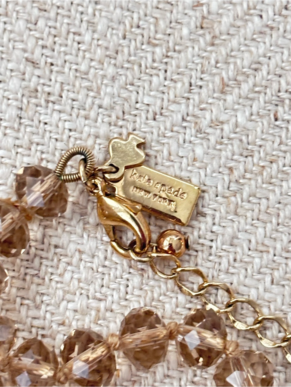Kate Spade Swing Time Feather Tassel Pendant Necklace - Picture 4 of 6